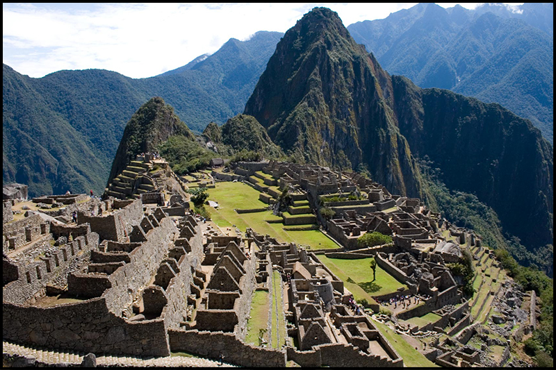 Vista general Machu Picchu.